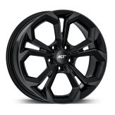 Alu kola AGT 17262, 17x7 5x114.3 ET40, černá lesklá