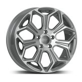 Alu kola AGT 17263, 17x7 5x114.3 ET38, stříbrná + leštění