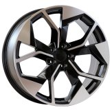Alu kola AGT 19252, 19x8.5 5x112 ET35, černá matná + leštění