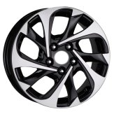 Alu kola AGT 648, 16x6.5 5x114.3 ET35, černá + leštění