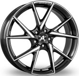 Alu kola ALUTEC ADX.01, 18x8.5 5x112 ET48, černá lesklá + leštění
