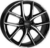 Alu kola ALUTEC AVELENO, 19x8 5x112 ET40, černá lesklá + leštění