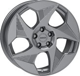 Alu kola ALUTEC SOLAR, 19x8 5x112 ET49, šedivá lesklá (zátěžová)