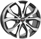 Alu kola ALUTEC W10X, 18x8 5x127 ET53, černá matná + leštění (zátěžová)