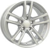 Alu kola RIAL X10, 18x7.5 5x112 ET25, stříbrná