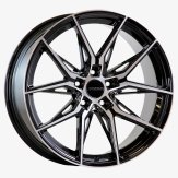 Alu kola Arceo 18177, 18x8 5x112 ET35, černá + leštění