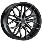 Alu kola Arceo 20141, 20x9 5x112 ET35, černá + leštění