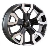 Alu kola Arceo DY1887, 17x7 5x114.3 ET35, šedivá + leštěný límec