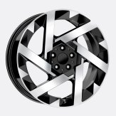 Alu kola Arceo DY1898, 18x7.5 5x112 ET40, černá + leštění