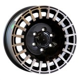 Alu kola Arceo DY1956, 16x7 6x130 ET50, černá + leštění (zátěžová)