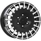 Alu kola Arceo DY1956, 16x7 6x130 ET50, černá + leštění (zátěžová)