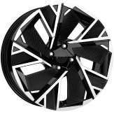 Alu kola Arceo DY2027, 17x7 5x114.3 ET40, černá + leštění