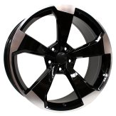 Alu kola Arceo DY589, 19x8.5 5x112 ET29, černá + leštění (zátěžová)