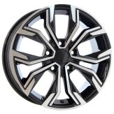 Alu kola Arceo DY668, 18x7.5 5x114.3 ET40, černá + leštění