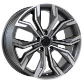 Alu kola Arceo DY668, 18x7.5 5x114.3 ET40, šedivá + leštění