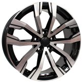 Alu kola Arceo DY745, 15x6 5x100 ET35, černá + leštění