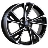 Alu kola Arceo DY807, 17x7.5 5x112 ET35, černá + leštění
