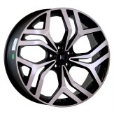 Alu kola Arceo DY880, 20x8.5 5x108 ET45, černá + leštění (zátěžová)