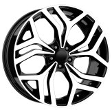 Alu kola Arceo DY880, 20x8.5 5x108 ET45, černá + leštění (zátěžová)