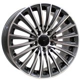 Alu kola Arceo DY980, 20x8.5 5x112 ET35, šedivá + leštění (zátěžová)