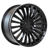 Alu kola Arceo DY980, 20x8.5 5x112 ET40, černá + leštěný límec (zátěžová)