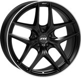 Alu kola ATS COMPETITION 2, 19x9.5 5x114.3 ET45, černá matná + leštěný límec (zátěžová)