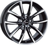 Alu kola AUTEC ASTANA, 20x9 5x112 ET54, černá lesklá + leštění (zátěžová)