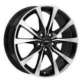 Alu kola AUTEC BRIXEN, 17x7 5x112 ET40, černá lesklá + leštění