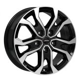 Alu kola AUTEC KISO, 16x6.5 5x130 ET66, černá lesklá + leštění (zátěžová)