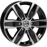Alu kola AUTEC QUANTRO, 16x6.5 5x130 ET66, černá lesklá + leštění (zátěžová)