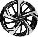 Alu kola AUTEC RIXON, 18x7.5 5x114.3 ET40, černá lesklá + leštění (zátěžová)