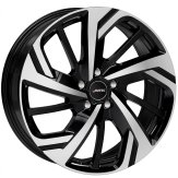 Alu kola AUTEC RIXON, 19x8.5 5x112 ET40, černá lesklá + leštění (zátěžová)