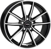 Alu kola AUTEC SKARA, 17x7 5x112 ET41, černá lesklá + leštění
