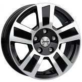 Alu kola AUTEC TIGRIS, 15x6 4x100 ET30, černá lesklá + leštění (zátěžová)