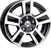 Alu kola AUTEC TIGRIS, 17x6 5x112 ET30, černá lesklá + leštění (zátěžová)