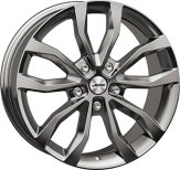 Alu kola AUTEC UTECA, 22x9.5 5x112 ET32, titanová (zátěžová)