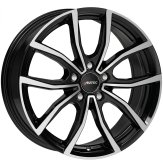 Alu kola AUTEC VIDRON, 15x6 5x100 ET38, černá lesklá + leštění