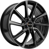 Alu kola AVUS VELGEN AC-518, 16x6.5 5x98 ET39, černá lesklá