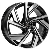 Alu kola AVUS VELGEN AC-521, 20x8 5x108 ET43, černá lesklá + leštění (zátěžová)