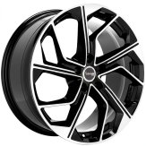Alu kola AVUS VELGEN AC-522, 18x8 5x120 ET50, černá lesklá + leštění (zátěžová)