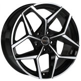 Alu kola AVUS VELGEN AC-523, 19x8 5x114.3 ET40, černá lesklá + leštění (zátěžová)