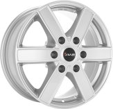 Alu kola AVUS VELGEN AC-V61, 17x7.5 6x139.7 ET25, stříbrná metalíza (zátěžová)