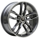 Alu kola AVUS VELGEN AF16, 19x8.5 5x112 ET45, šedivá + leštění