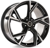 Alu kola AVUS VELGEN AF20, 21x9 5x112 ET30, černá lesklá + leštění (zátěžová)