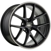 Alu kola BBS CI-R, 19x10 5x112 ET25, černá matná + leštění