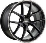Alu kola BBS CI-R, 19x8.5 5x112 ET45, černá matná + leštění