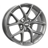 Alu kola BBS SR, 19x8.5 5x112 ET32, šedivá matná