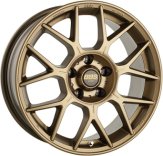 Alu kola BBS XR, 18x8 5x112 ET37, bronzová matná