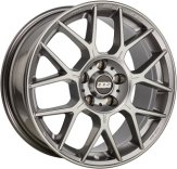 Alu kola BBS XR, 18x8 5x112 ET37, šedivá