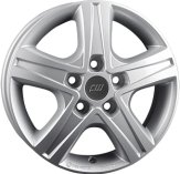 Alu kola BORBET CWD, 16x6.5 5x114.3 ET45, stříbrná (zátěžová)